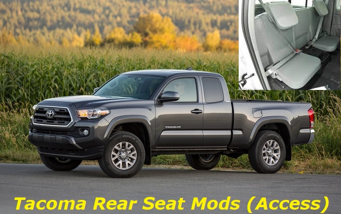 Tacoma access cab rear seat mods